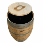 Wijnvat / Regenton 225 liter (gebruikt) eikenhout
