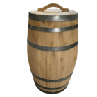 Wijnvat / Regenton 110 liter kastanjehout