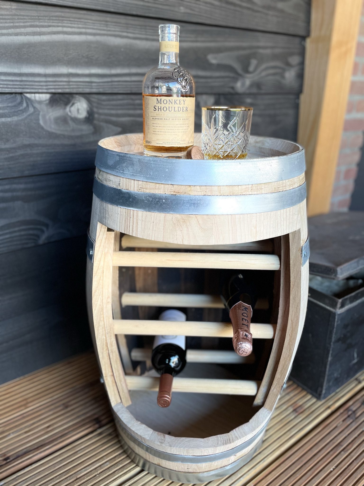 Wijnrek Pinot Blanc wijnvat 60 liter