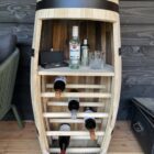 Wijnrek Pinot Grigio – 160 liter Sigaar Wijnvat – Ruimte voor 25 flessen