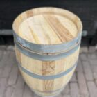 Wijnvat / Regenton 60 liter kastanjehout