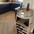 Wijnrek Pinot Grigio – 160 liter Sigaar Wijnvat – Ruimte voor 25 flessen