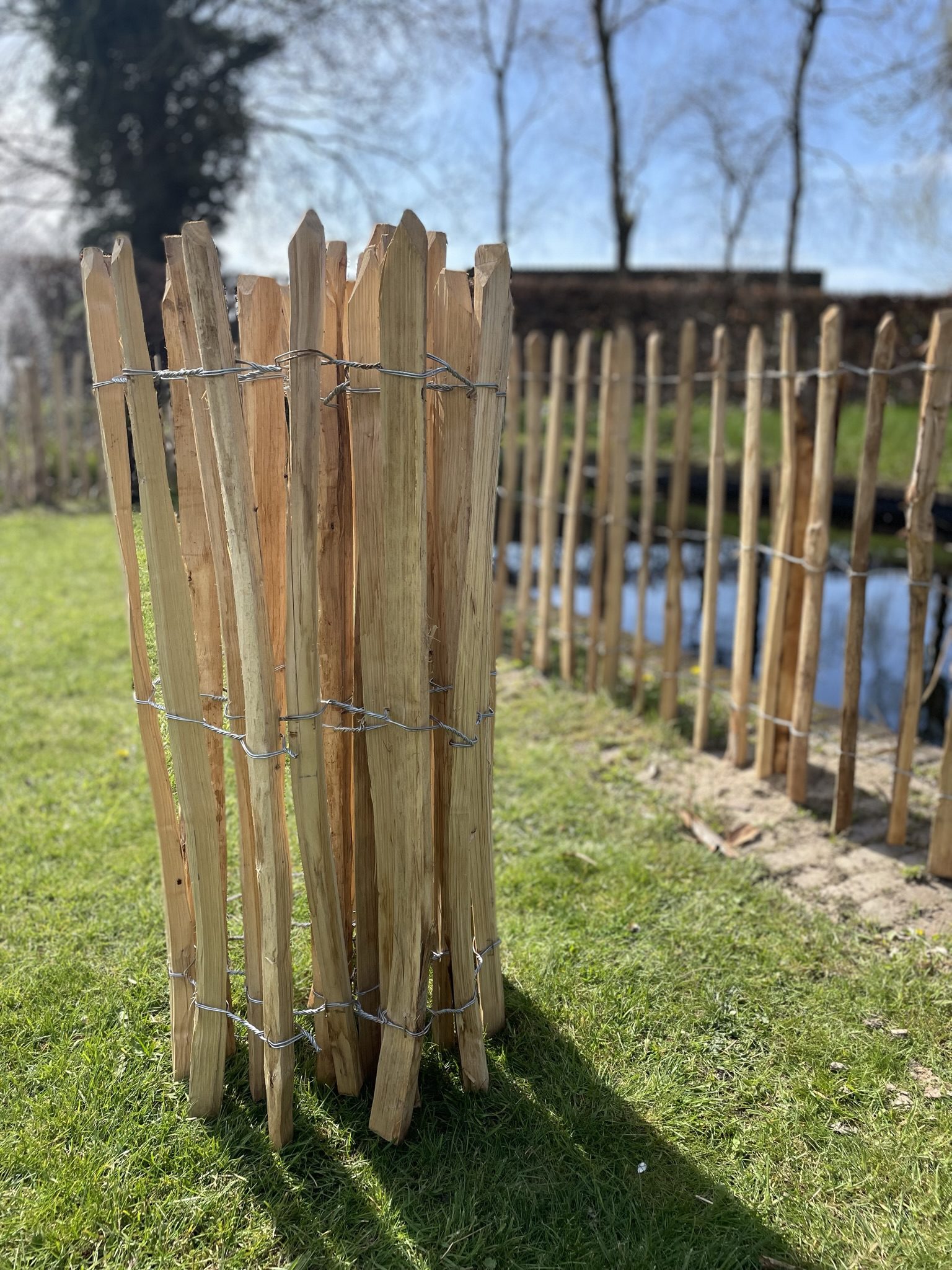 Hekwerk Kastanjehout | 5 meter op rol