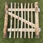 Tuinpoort Kastanjehout dubbel