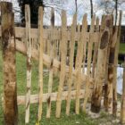 Tuinpoort Kastanjehout dubbel
