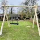 Robinia Schommel X-model, nestschommel + schommelzitje