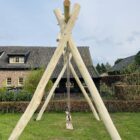 Robinia Schommel X-model, 3 schommelzitjes