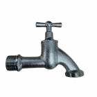 Mat verchroomd aftapkraan