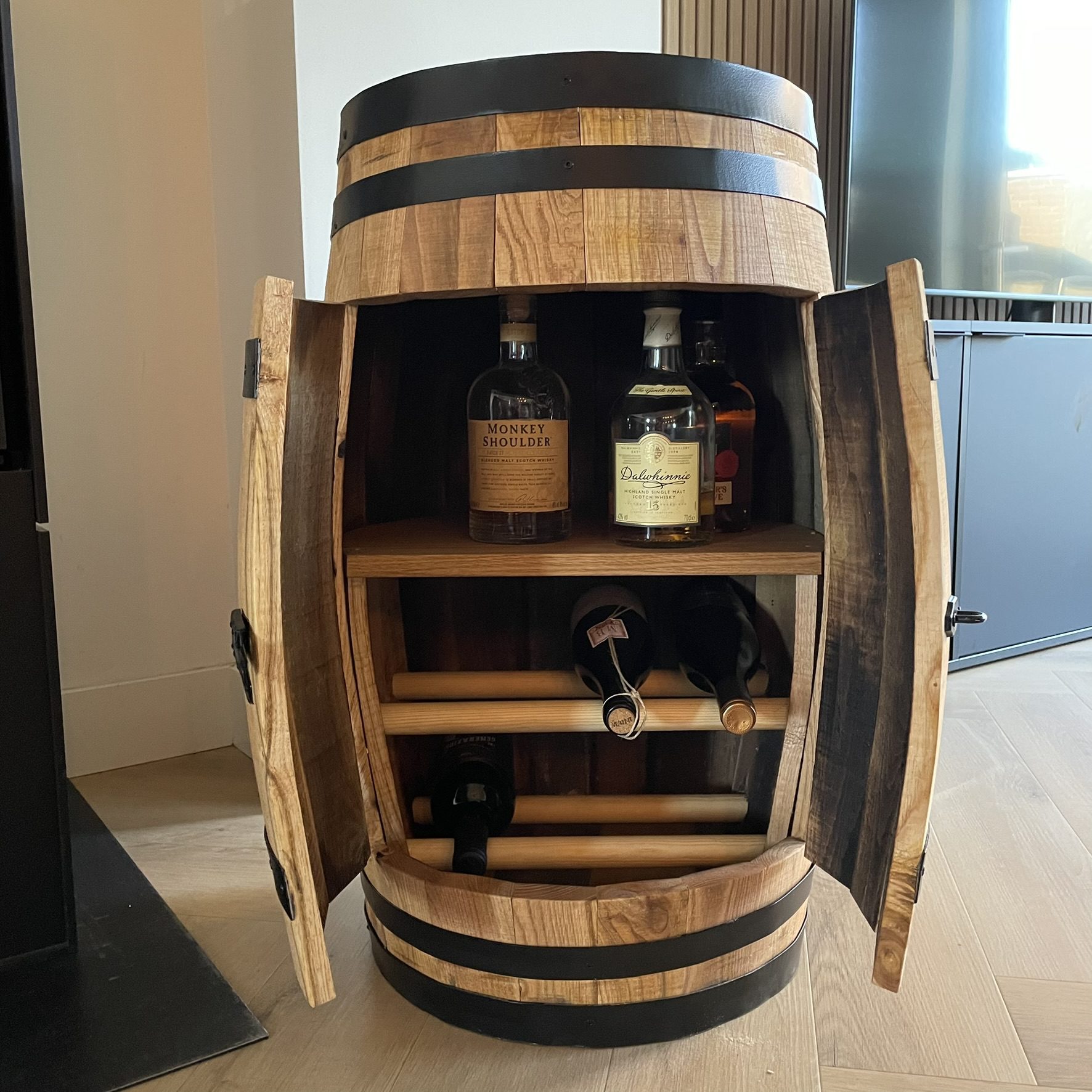 Drank kast Chardonnay Wijnvat