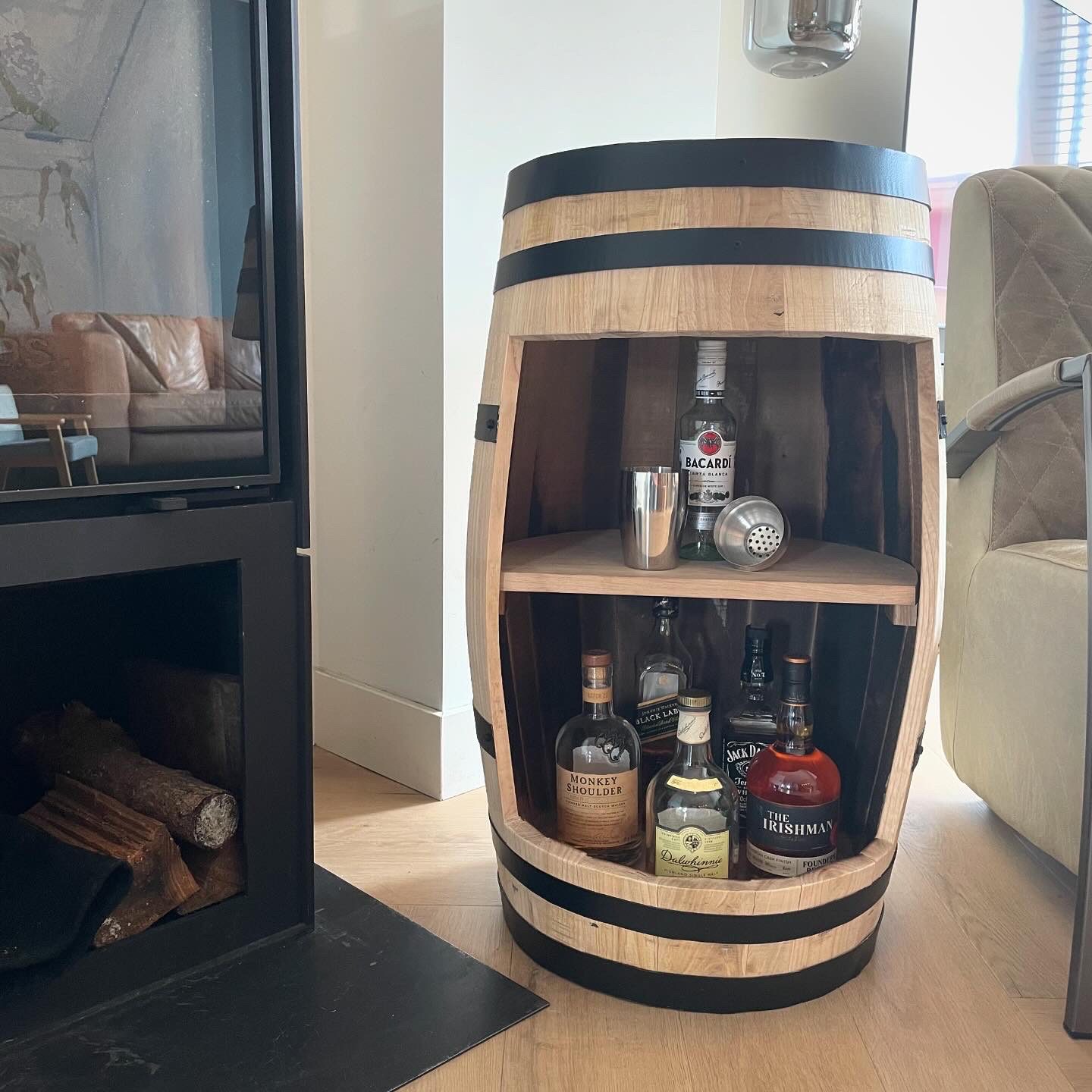 Wijnrek Sauvignon Blanc – 110 liter Wijnvat – Ruimte voor 18 flessen