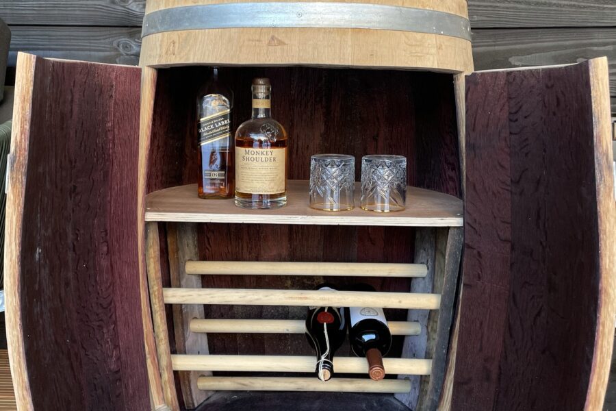 Drank kast Syrah – 225 liter Eiken Wijnvat – Ruimte voor 30 flessen