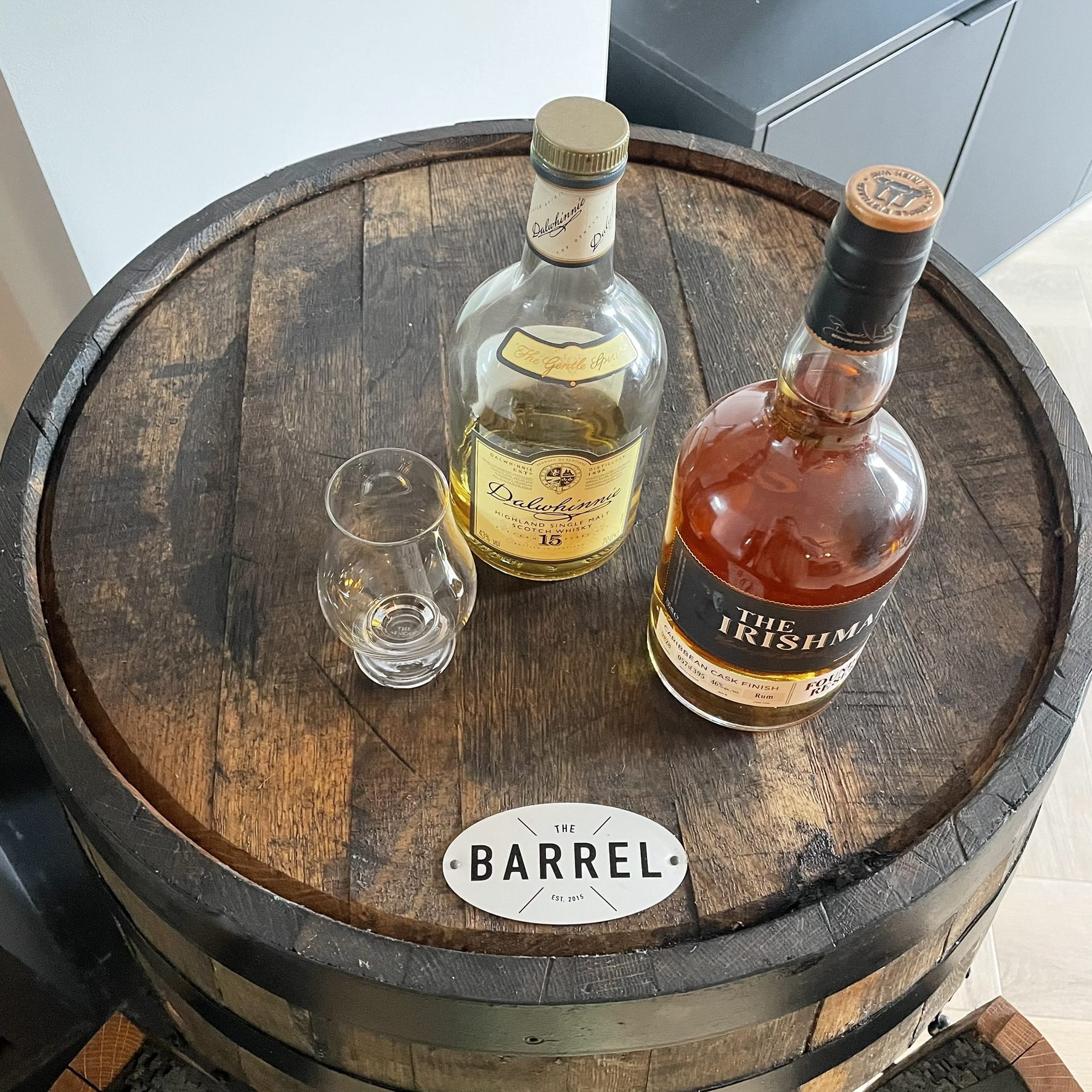 Wijnrek Single Malt – 190 liter Eiken Whiskyvat – Ruimte voor 22 flessen