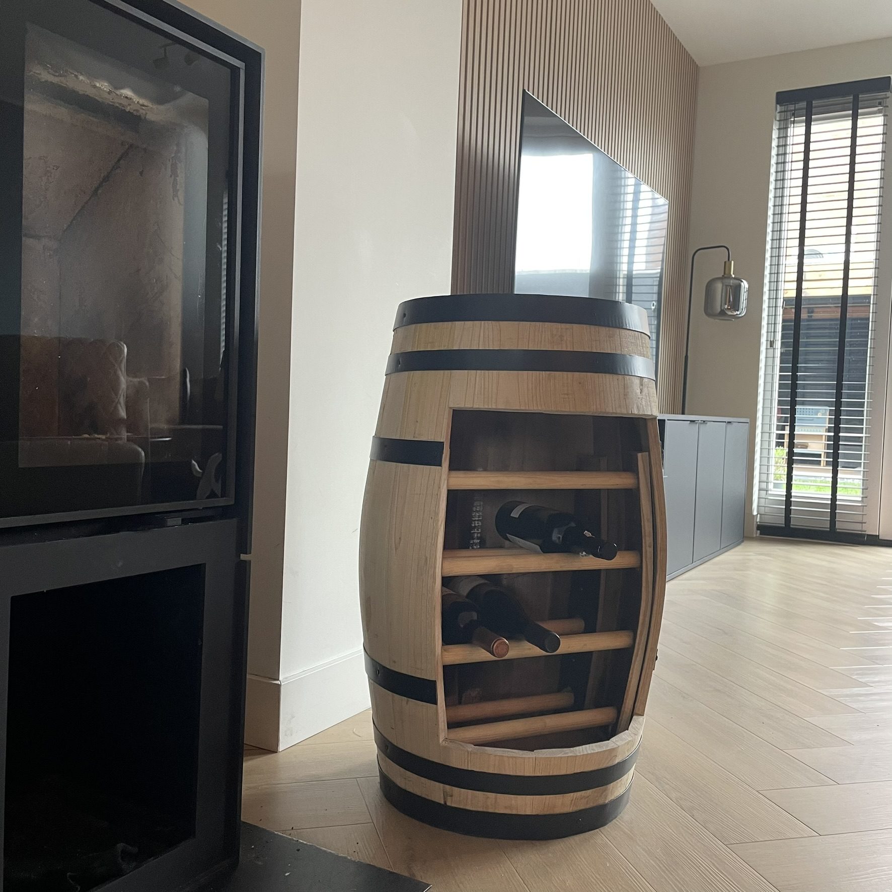 Wijnrek Sauvignon Blanc – 110 liter Wijnvat – Ruimte voor 18 flessen