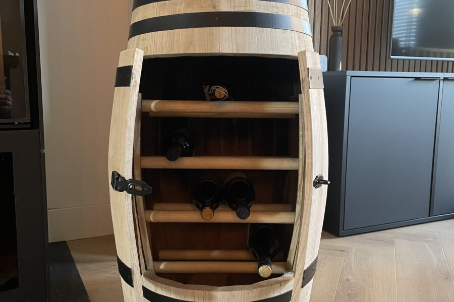 Wijnrek Sauvignon Blanc – 110 liter Wijnvat – Ruimte voor 18 flessen