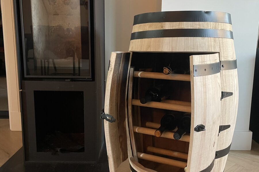 Wijnrek Sauvignon Blanc – 110 liter Wijnvat – Ruimte voor 18 flessen