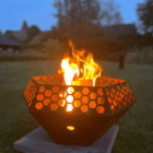 Hexagon Vuurschaal Cortenstaal - Large