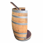 Spreekgestoelte van Eiken wijnvat