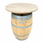 Statafel Eiken Wijnvat en blad