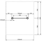 Robinia duikelrek enkel EN 1176 gekeurd