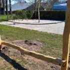 Robinia Loopbalk met touw - EN 1176 gekeurd voor openbaar gebruik